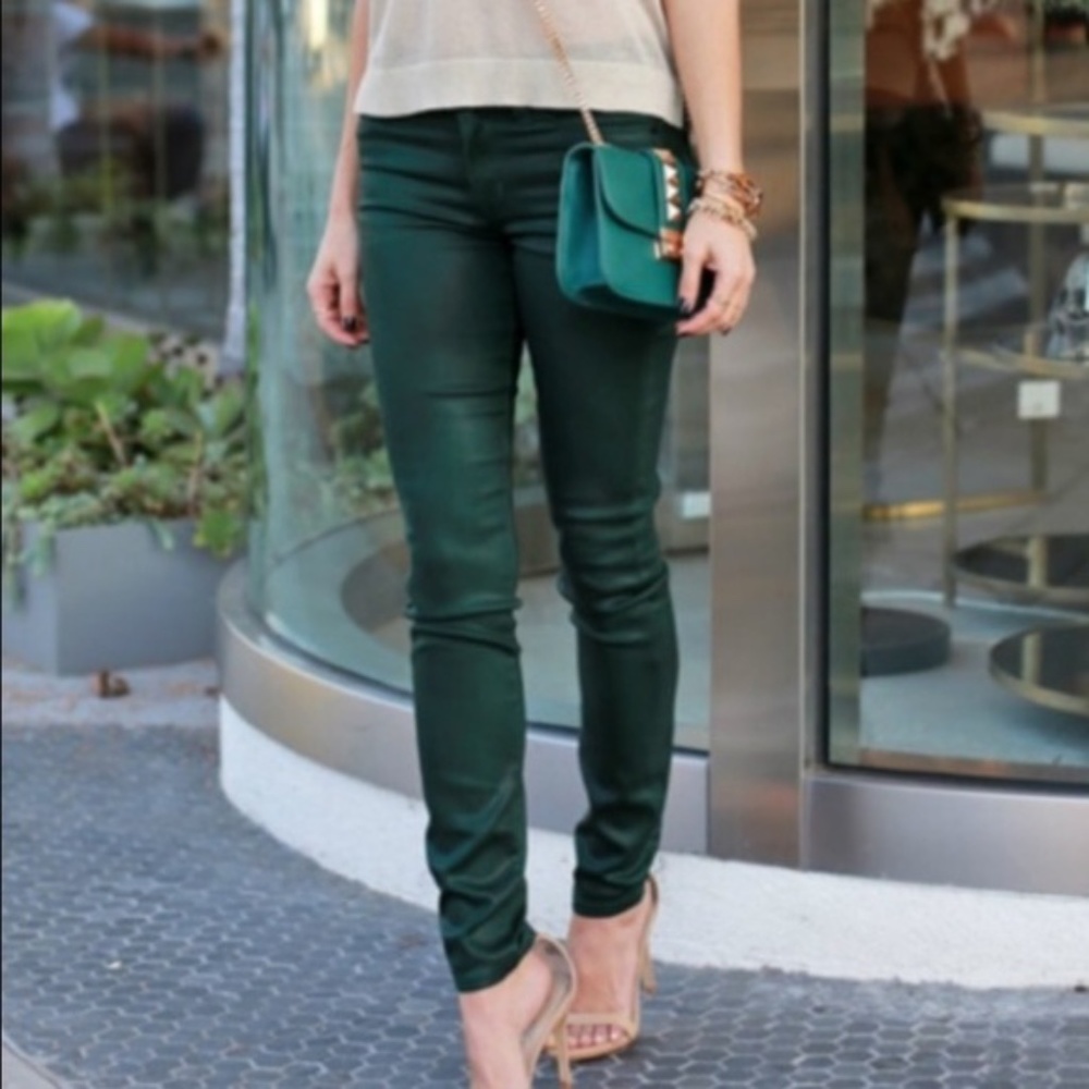 Nico Super Skinny coated jeans by Hudson Jeans